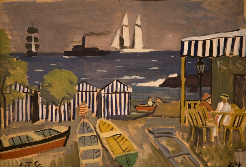 Paisaje de playa (1924)