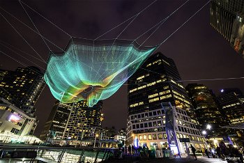 Janet Echelman's Netting Sculpture - Explored! (2014)