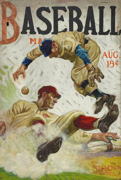 Baseball Magazine cover, August (1917)