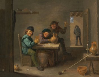 Peasants in a Tavern (~1633)