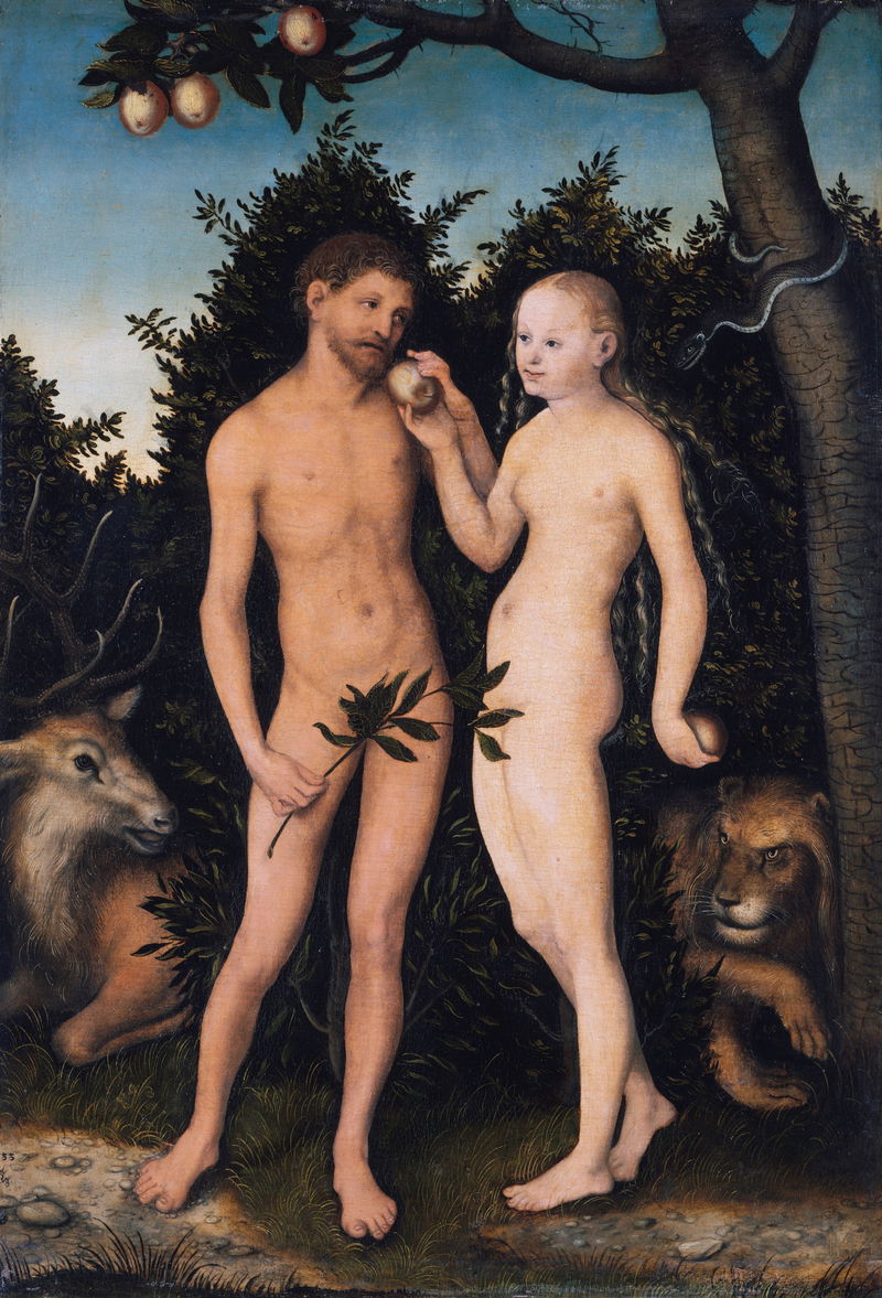 Adam and Eve in paradise (The Fall) (1533)