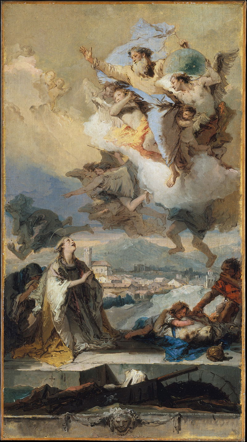 Saint Thecla Praying For The Plague-Stricken (1758–59)