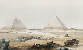 Pyramids of Geezeh (Giza) (1796–1864)