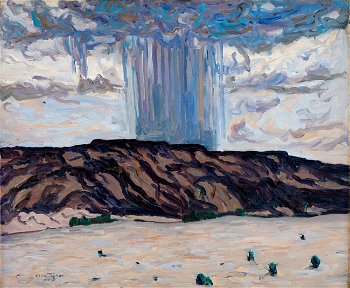 Cloudburst at Black Mesa, New Mexico (1925)
