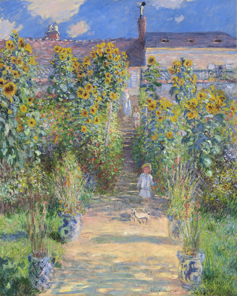 The Artist’s Garden at Vétheuil (1881)