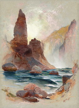 Tower at Tower Falls, Yellowstone (1872)