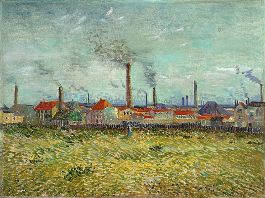Vincent van Gogh – Factories at Clichy (1887)