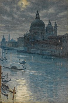 A Moonlight Scene, Venice (1879)