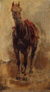 Étude de cheval pour le portrait équestre du comte de Palikao. (1876)