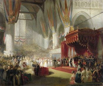 The Inauguration of King William II in the Nieuwe Kerk in Amsterdam on 28 November 1840 (1840 - 1845)