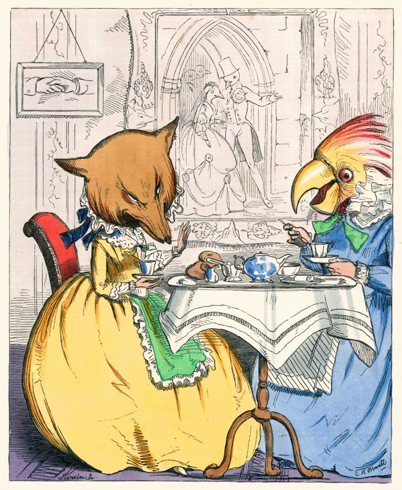 The Fox And The Grapes (1857)