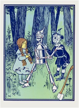 ‘This is the great comfort,’ said the Tin Woodman (1900)