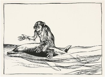 The Monkey and the Dolphin (1912)