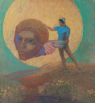 Figure portant une tête ailée (La chute d’lcare) (~1876)