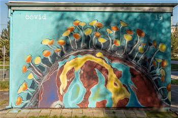 Street art work from the Malujemejinak studio in Brno's Vinohrady, Czech Republic (2020)
Photo by: Michal Gregor