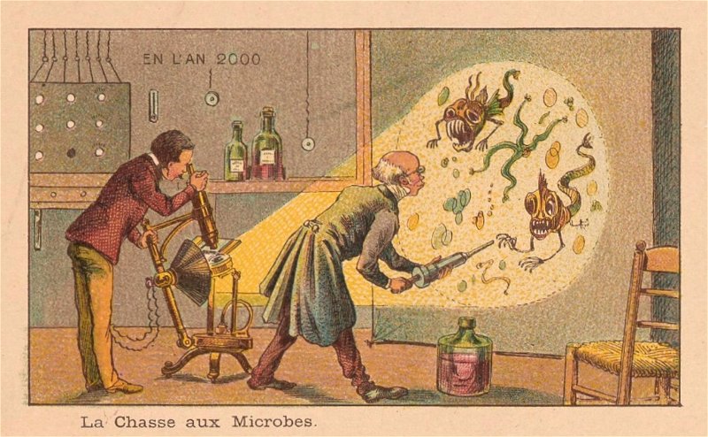 France in 2000 year. Microbes. (1900)
